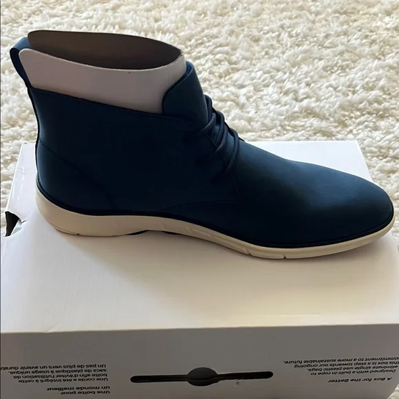 Aldo Men's Blue Chukka Boots - Picture 3 of 8